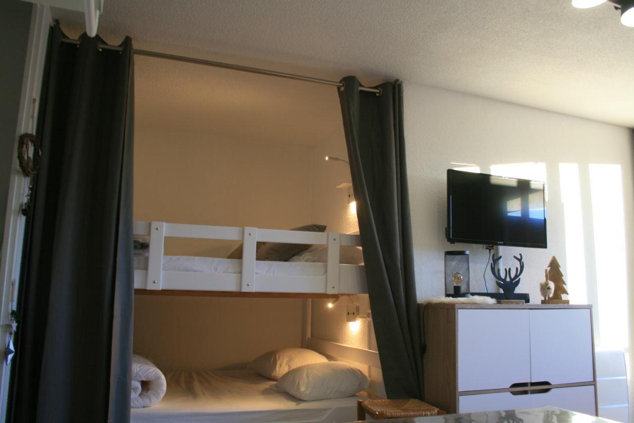 Le Flocon-Studio Cabine-Balcon 4-6 Pers A 100M Des Pistes シャンルッス エクステリア 写真