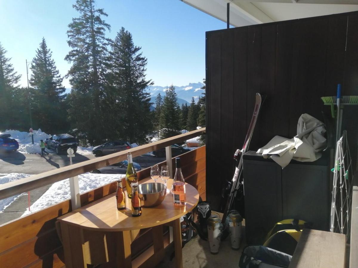 Le Flocon-Studio Cabine-Balcon 4-6 Pers A 100M Des Pistes シャンルッス エクステリア 写真