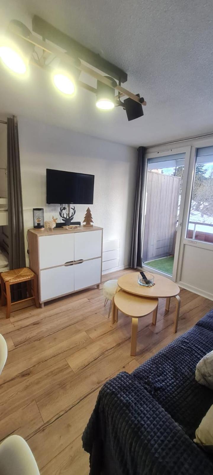 Le Flocon-Studio Cabine-Balcon 4-6 Pers A 100M Des Pistes シャンルッス エクステリア 写真