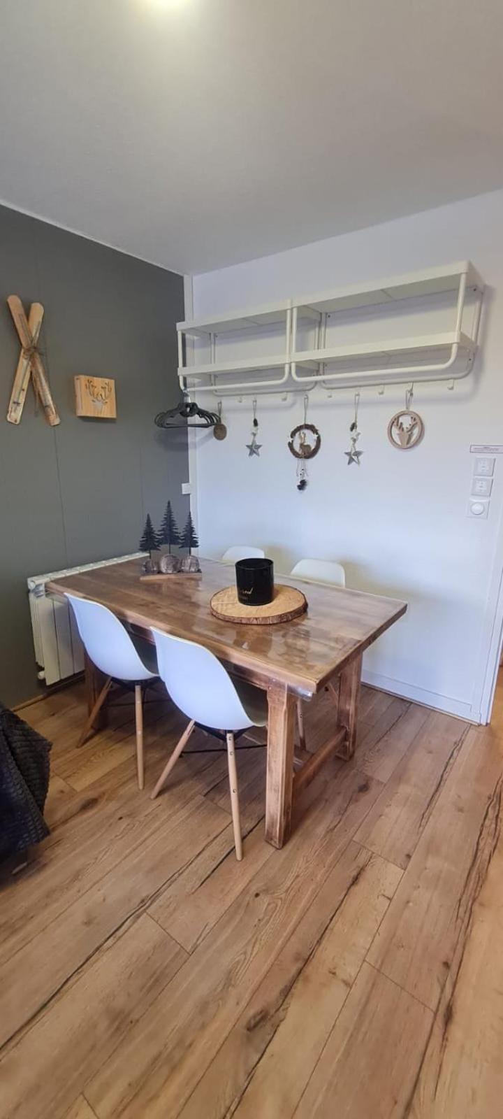 Le Flocon-Studio Cabine-Balcon 4-6 Pers A 100M Des Pistes シャンルッス エクステリア 写真