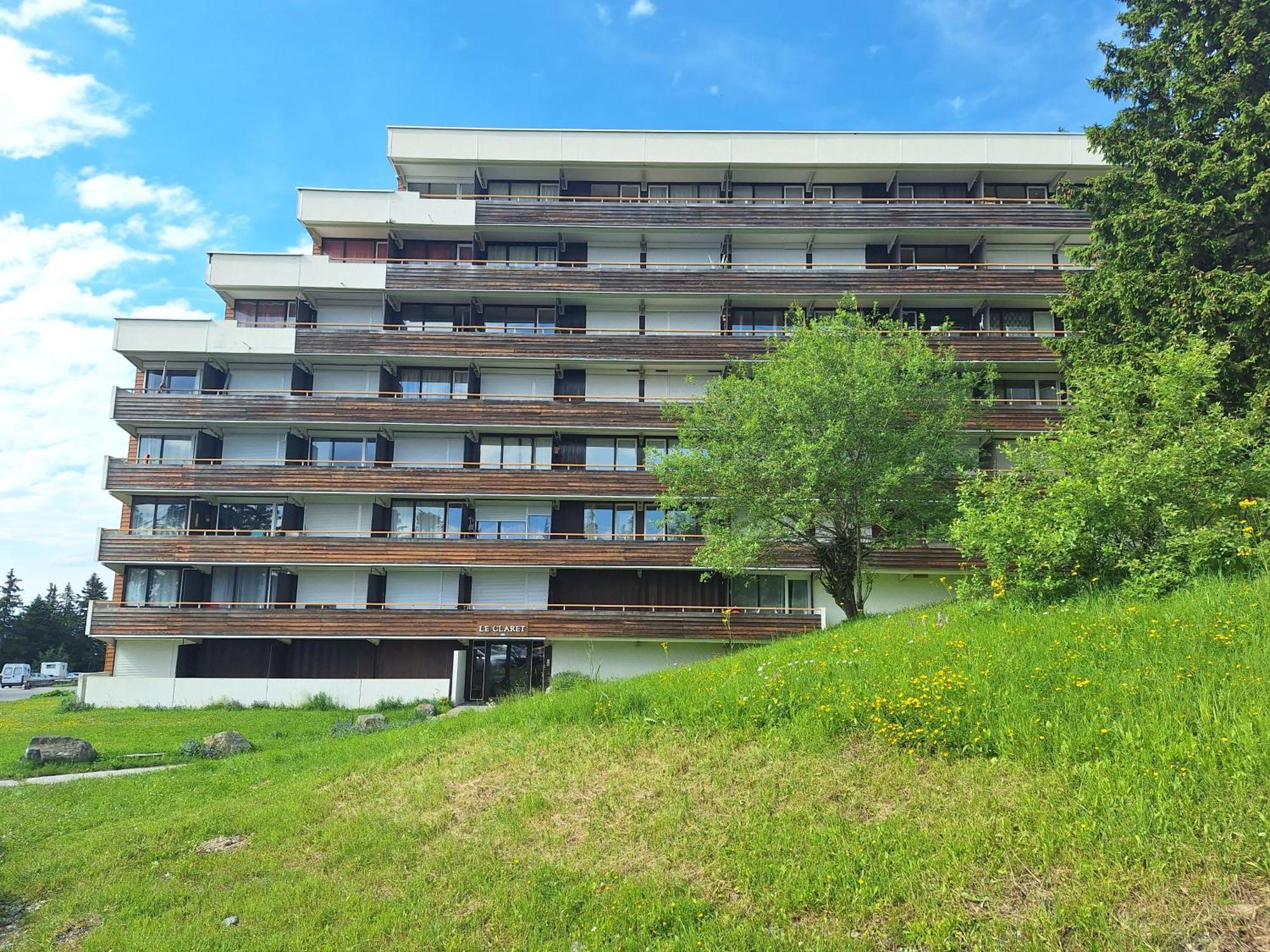 Le Flocon-Studio Cabine-Balcon 4-6 Pers A 100M Des Pistes シャンルッス エクステリア 写真
